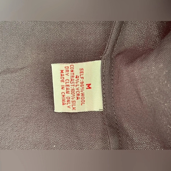 Geren Ford A Line olive Green Dress Pleated Skirt wool blend back zipper size M - Picture 7 of 7